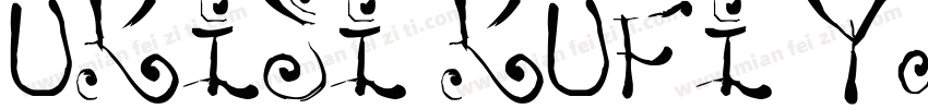 UKIJI KUFI YAY TOM字体转换